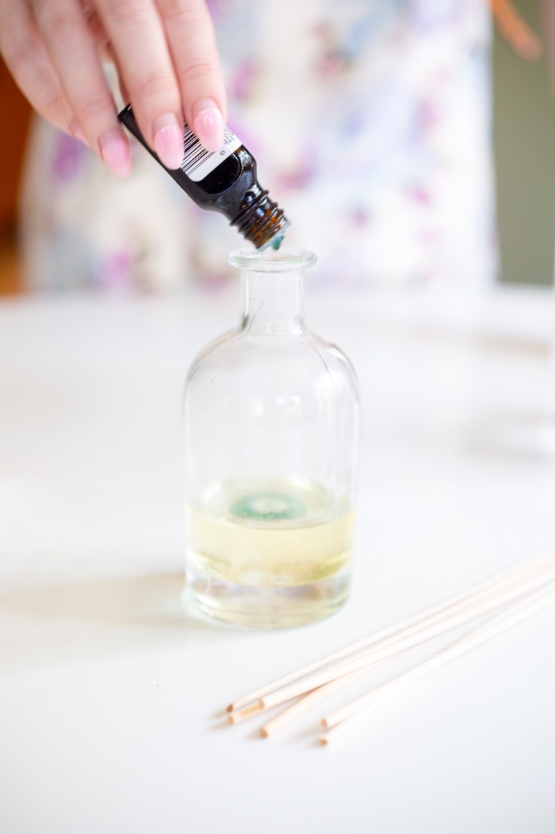 adding essential oils to the reed diffuser pop shop america