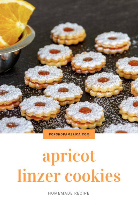 apricot linzer cookies pop shop america