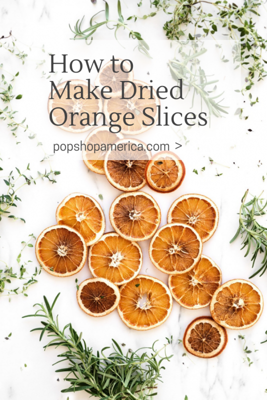 how to make dried orange slices pop shop america