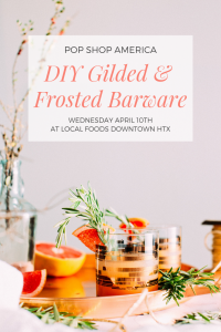 diy gilded and frosted barware pop shop america