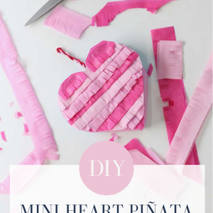 diy mini heart pinata for craft in style box subscribers pop shop america