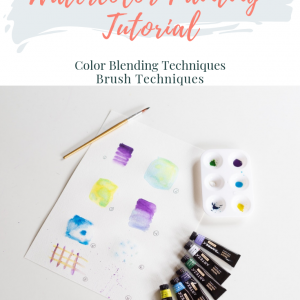 easy watercolor painting tutorials color blending for beginners