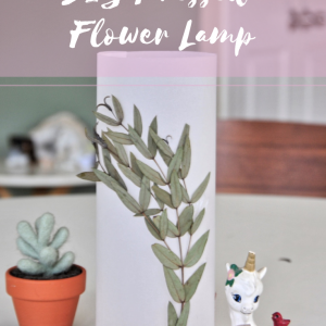 diy pressed flower lamp tutorial pop shop america