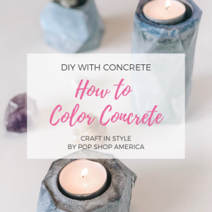 How to Color Concrete Craft in Style Subscription Box