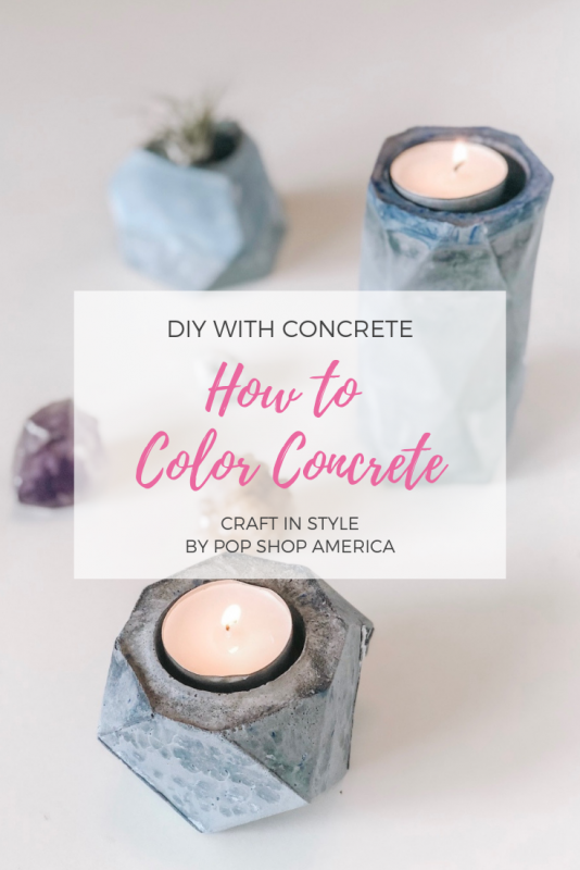 How to Color Concrete Craft in Style Subscription Box