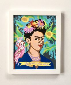 frida kahlo paint by numbers paint set