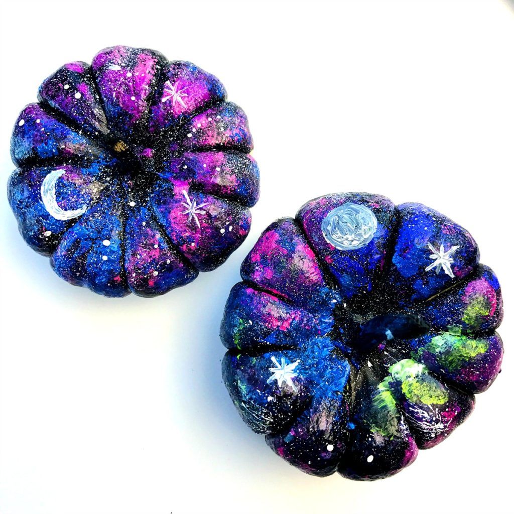 Galaxy-Painted-Pumpkins-Color-Made-Happy