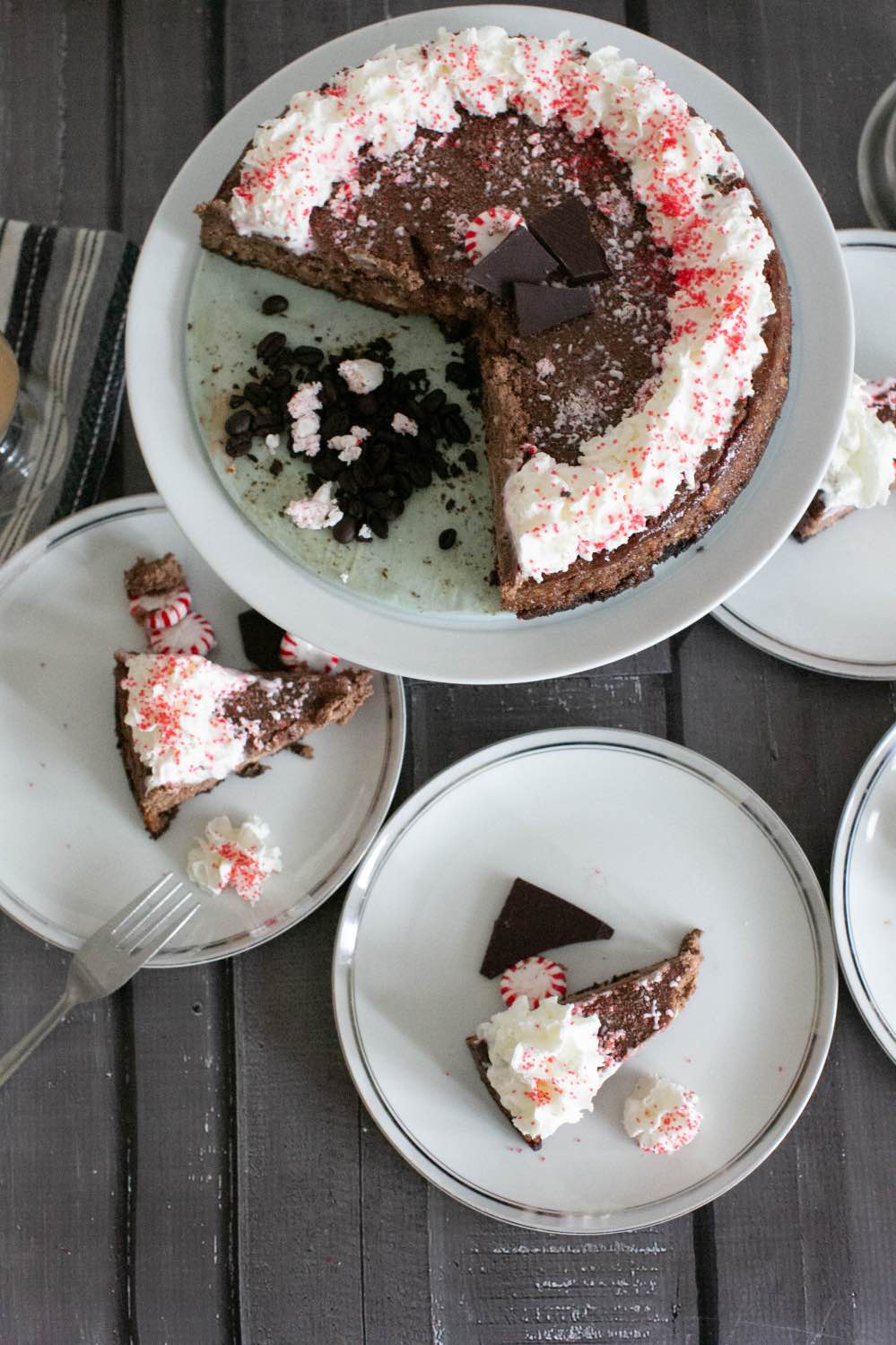 dessert recipe peppermint mocha cheesecake