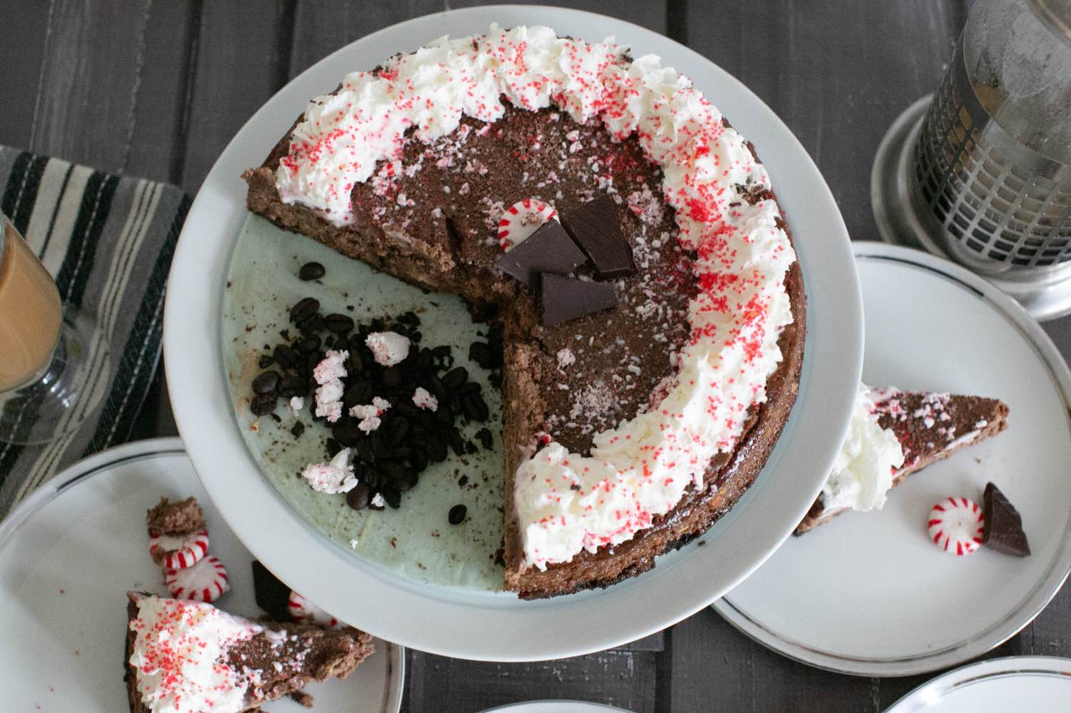 recipe peppermint and mocha cheesecake dessert