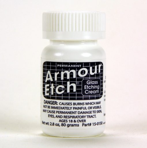 armour etch 2.8 oz glass etching cream