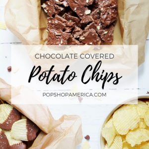 how to make chocolate covered potato chips recipe