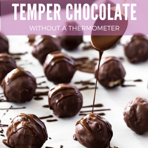 how to temper chocolate without a thermometer