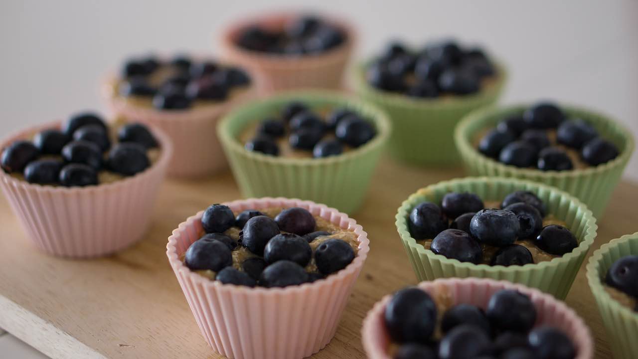 before baking blueberry cobbler muffins recipe