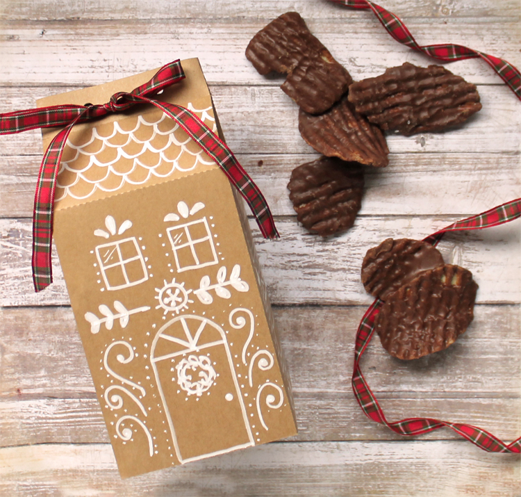 christmas goodie box free cut file and printable