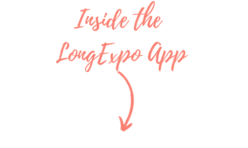 inside the longexpo app sparkler photo graphic