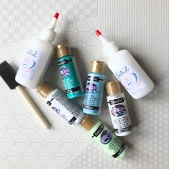 turquoise surf blue floetrol and acrylic paint pouring pack