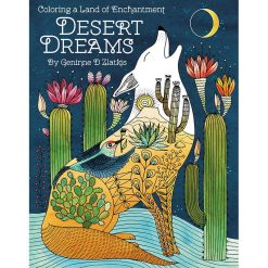 desert dreams adult coloring book