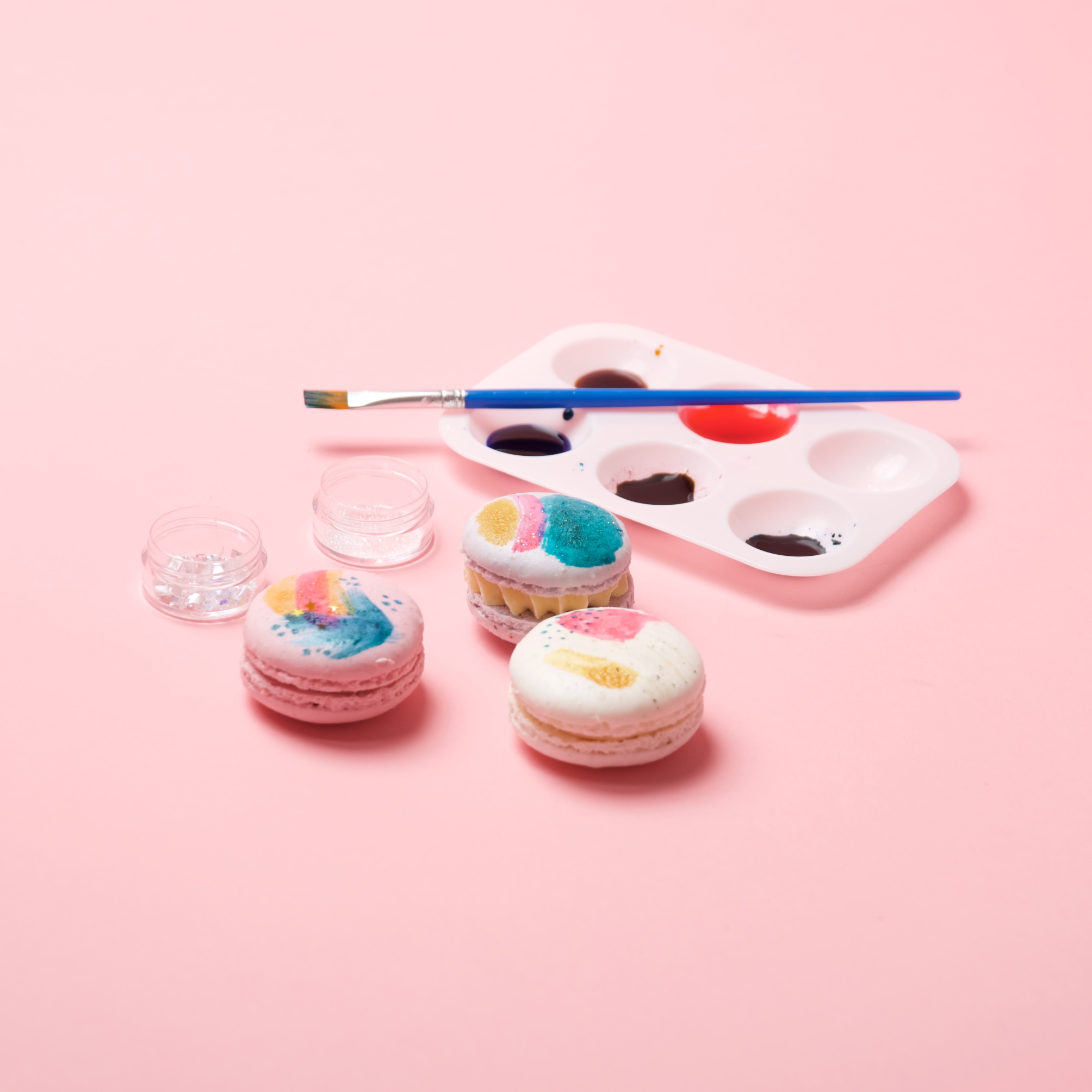 how to make painted macarons craft in style
