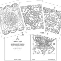 adult coloring book for jewish holidays pop shop america