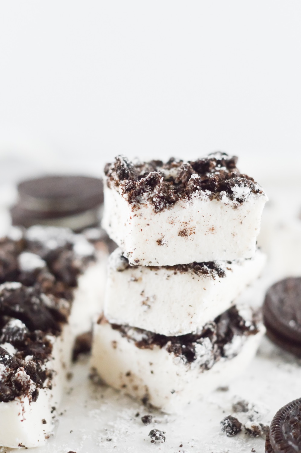 cookies and cream marshmallow recipe with oreo cookies