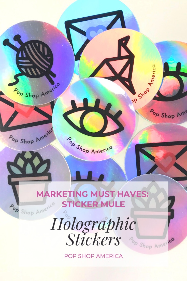 Marketing Must Haves: Holographic Stickers from Sticker Mule