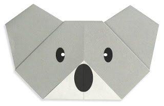 koala face origami tutorial pop shop america
