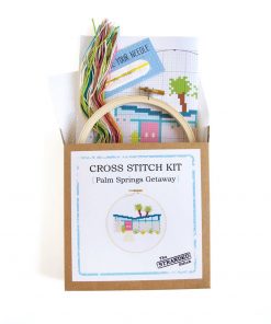 palm springs getaway cross stitch kit craft supplies
