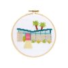 palm springs midcentury home cross stitch kit pop shop america