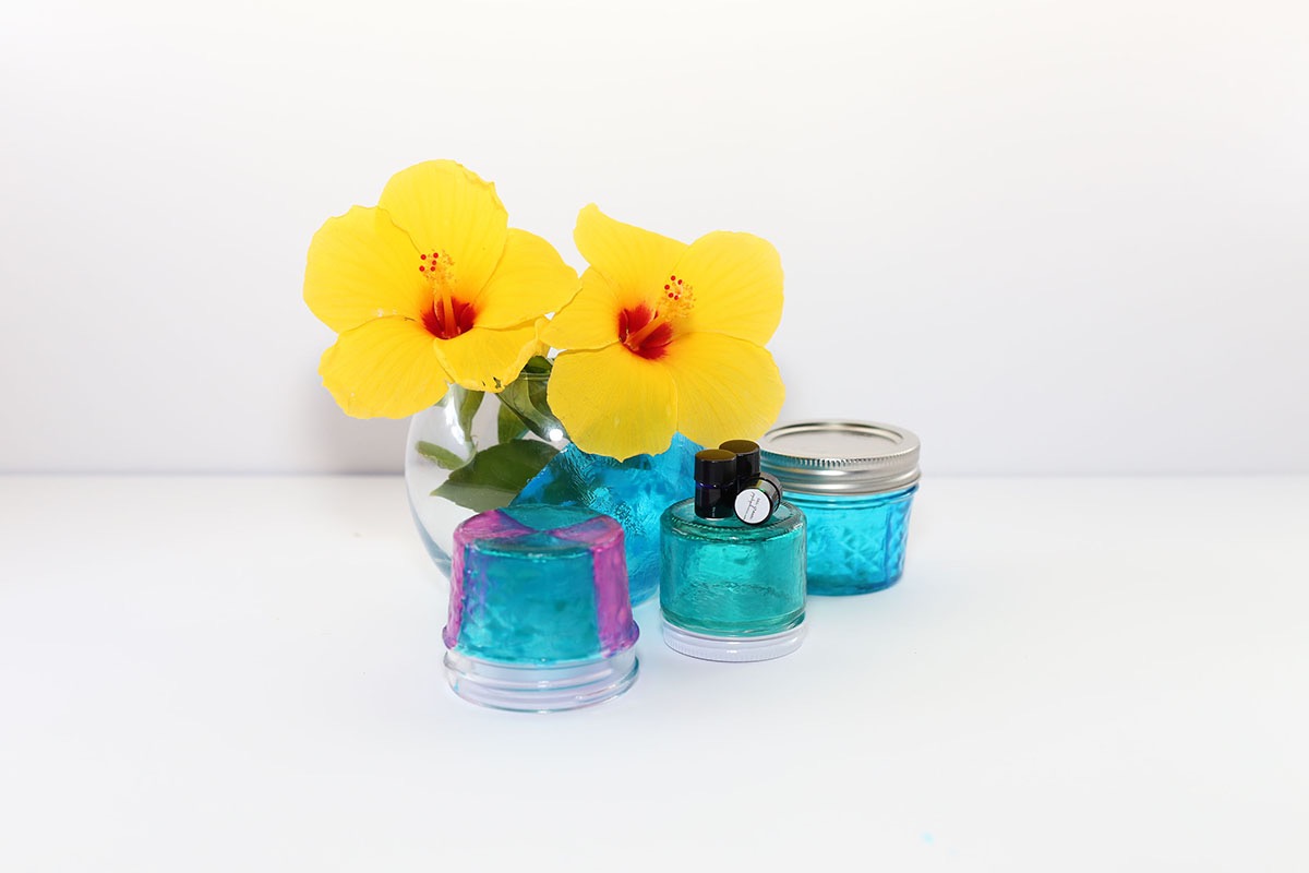 make your own sea glass painted jars pop shop america