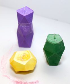 gorgeous gemstone candle making craft tutorial
