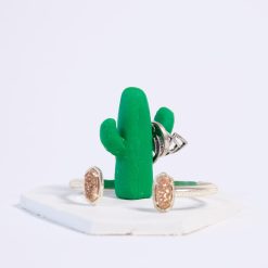 diy kit cactus clay ring holder craft supply kit oven bae clay