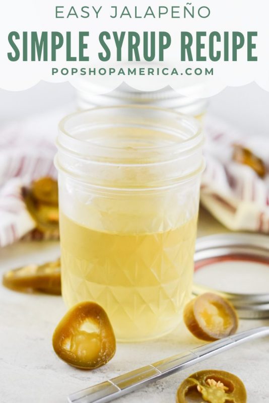 easy jalapeno simple syrup recipe pop shop america