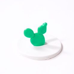 oven bake clay for cactus ring holder