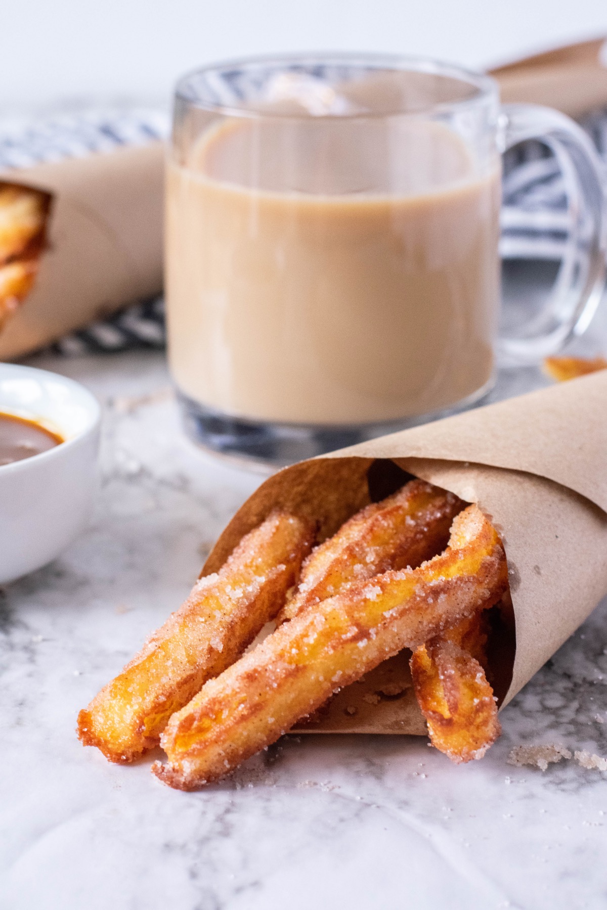 wrap the easy homemade churros in paper pop shop america
