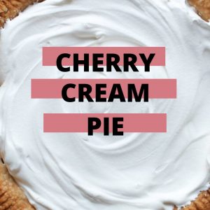 Cherry cream pie recipe