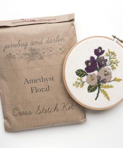 Amethyst-Floral-cross-stitch-kit-by-junebug-and-darlin_square