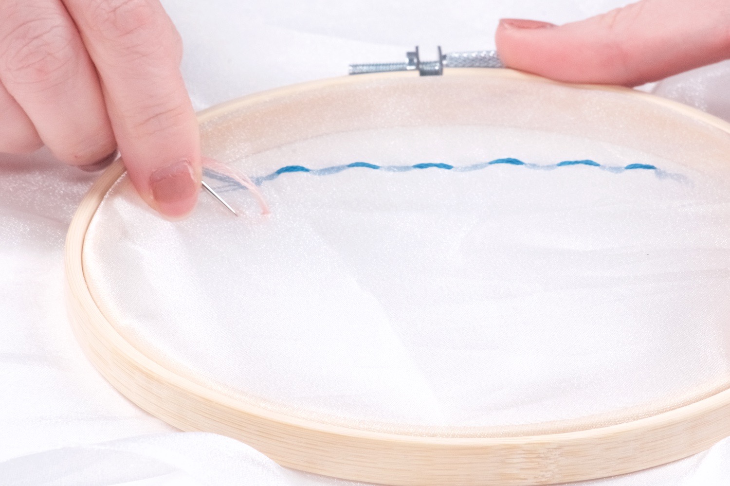 how to make a backstitch embroidery tutorial