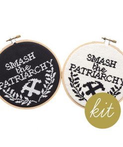 smash-the-patriarchy-cross-stitch-kit-pop-shop-america