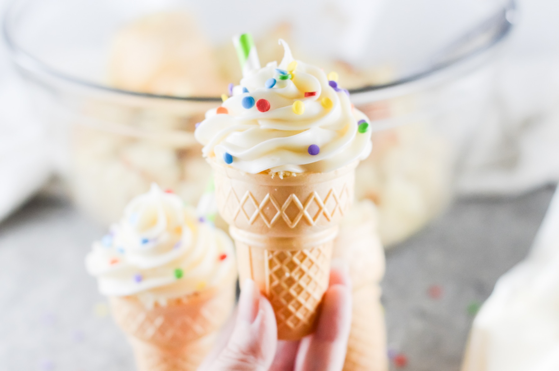 finished ice cream cone cupcakes recipe pop shop america
