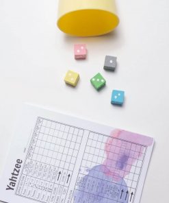 learn how to make diy yahtzee with score card