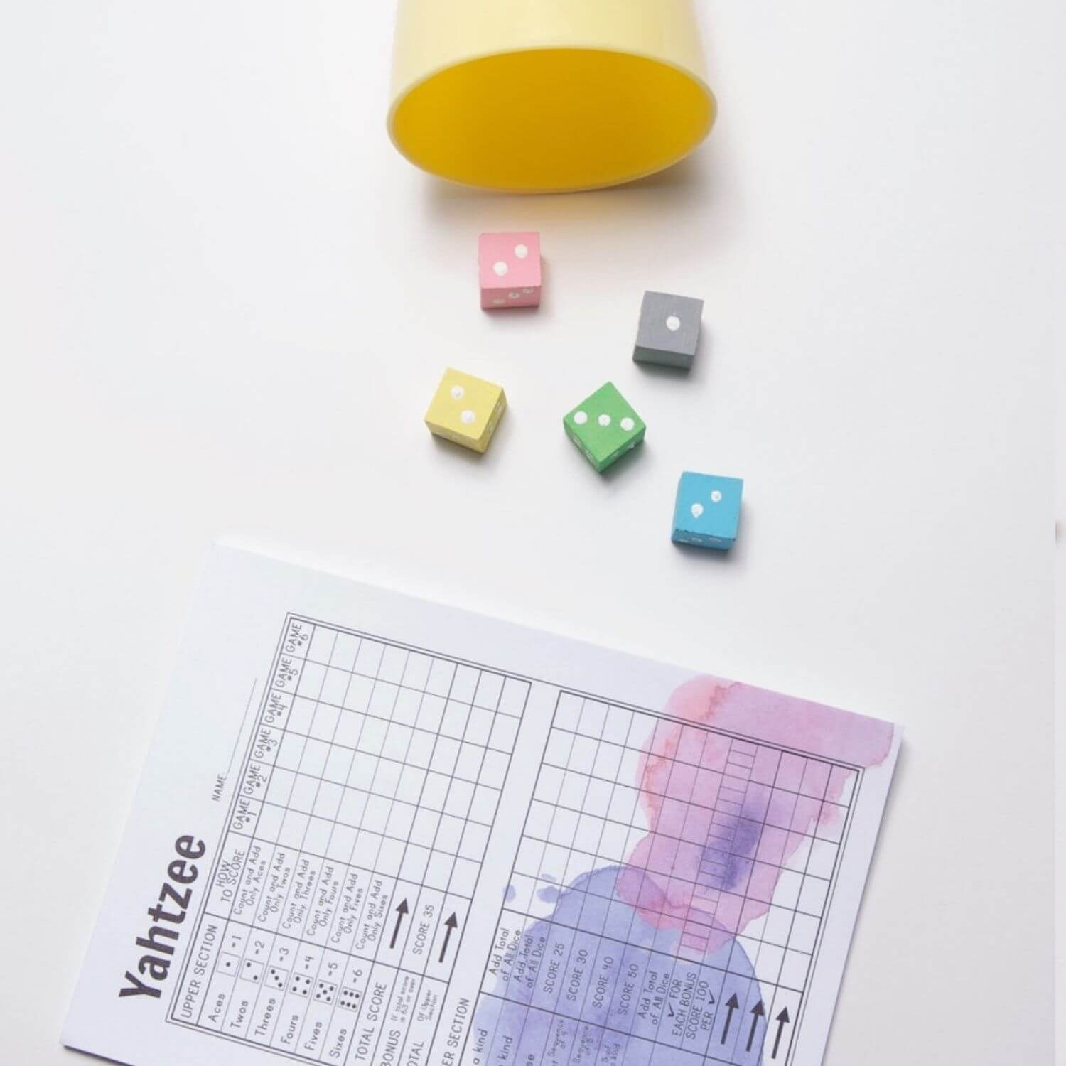 DIY Kit, Painted Rocks Craft Kit – Make Your Own Dominoes, Yahtzee & More