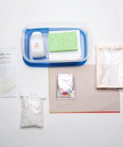 see inside the paper making craft supply kit