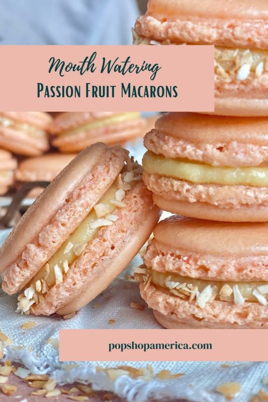 Passionfruit Macarons Pinterest