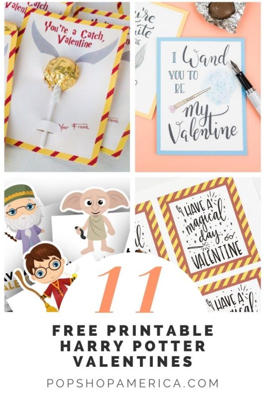 11 Free Printable Harry Potter Valentine Cards