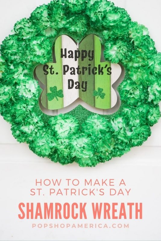 how to make a st. patrick's day wreath tutorial