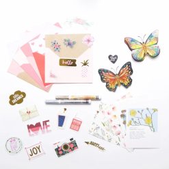 Card making materials included in the kit