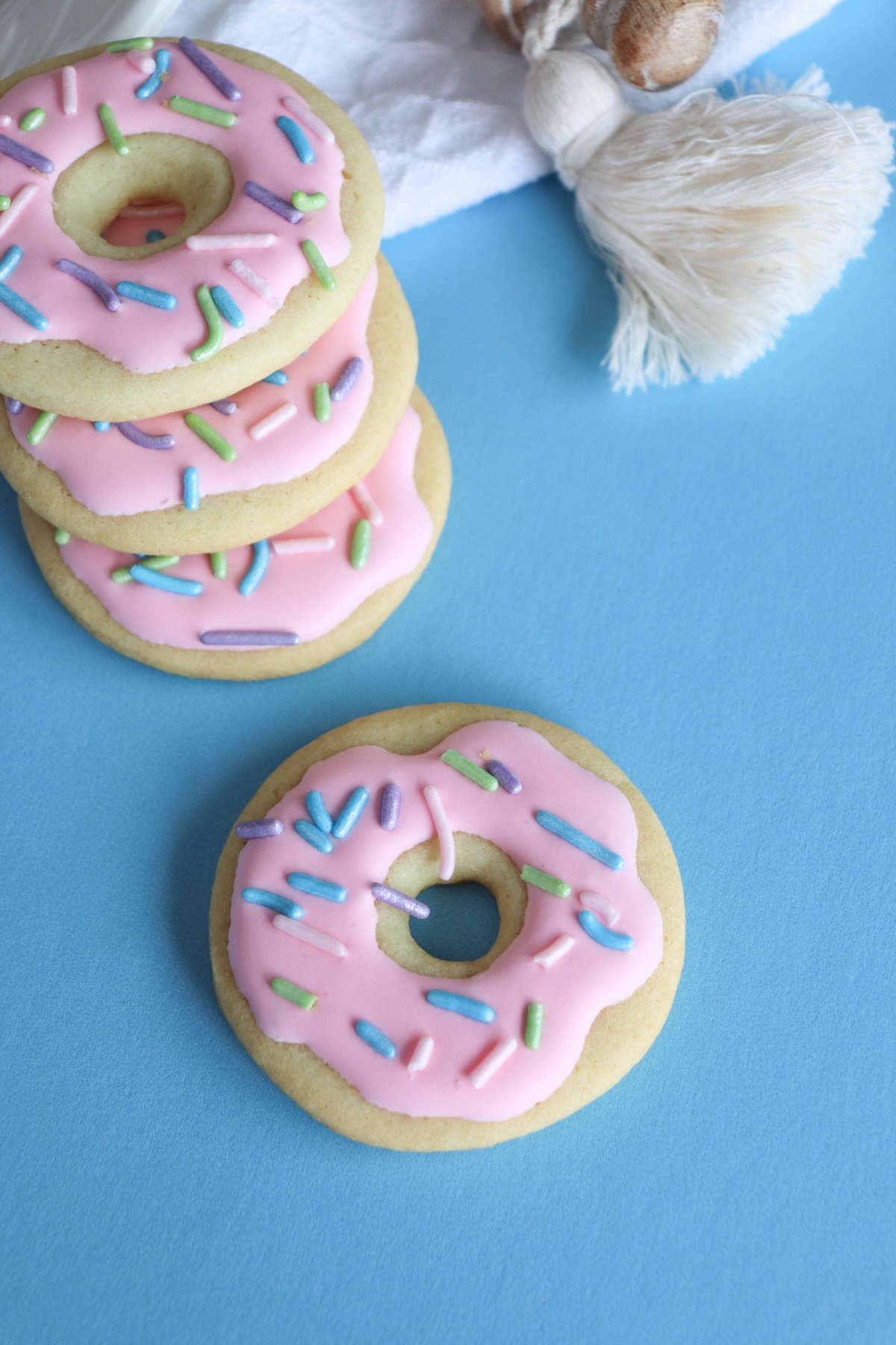 finished cookie decorating ideas donut cookies
