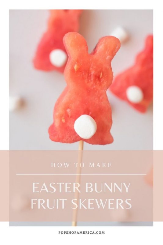 how to make easter bunny fruit skewers recipe
