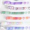 Rainbow Heart Washi Stickers