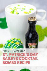 St. Patrick’s Day Baileys Hot Chocolate Bombs Recipe